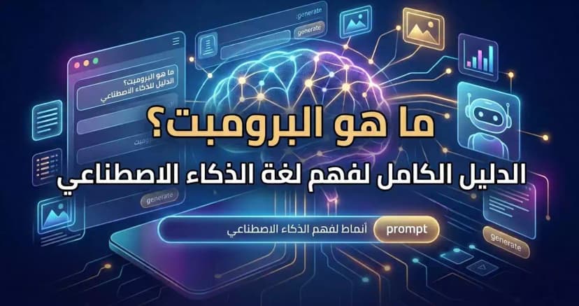 ما هو البرومبت؟ الدليل الكامل لفهم لغة الذكاء الاصطناعي